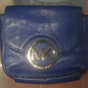 Michael Kors Blue Clutch